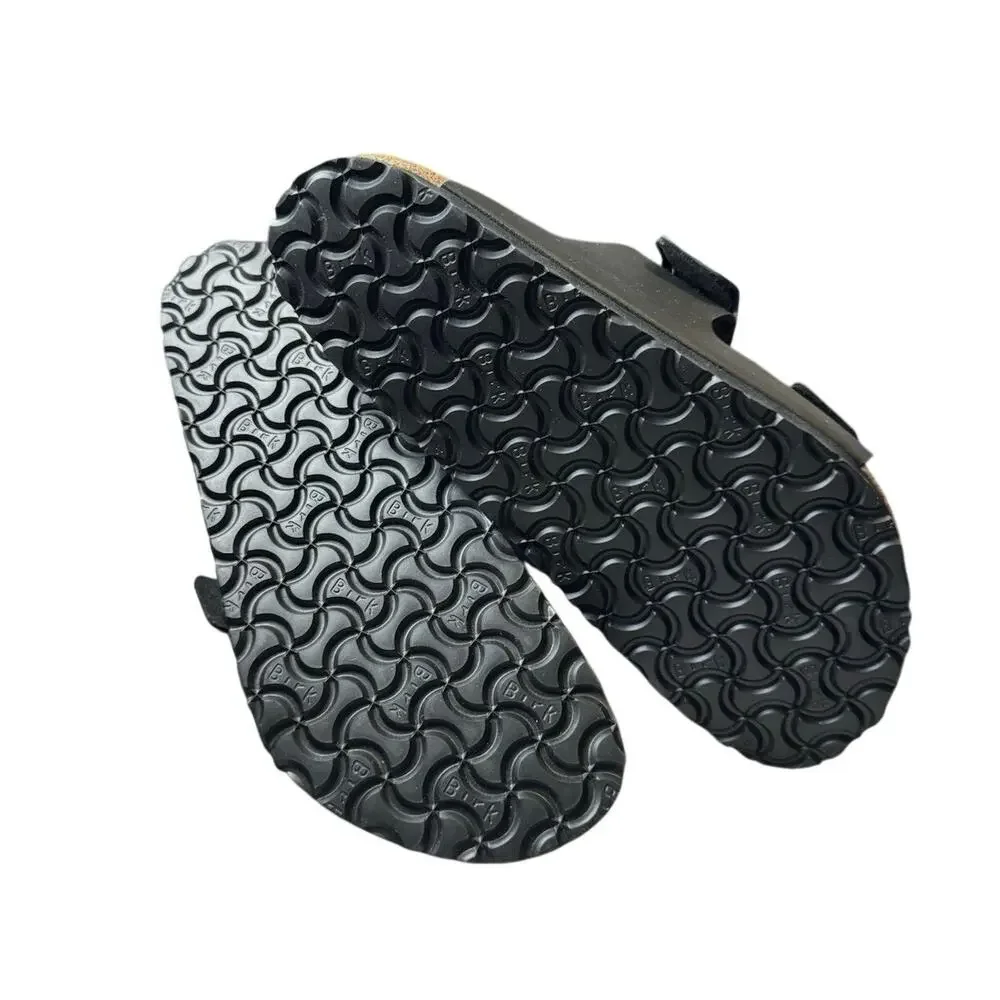 Birkenstock Arizona oiled black leather Comfort Unisex Sandal Women 9  EU 40 New - Picture 4 of 7